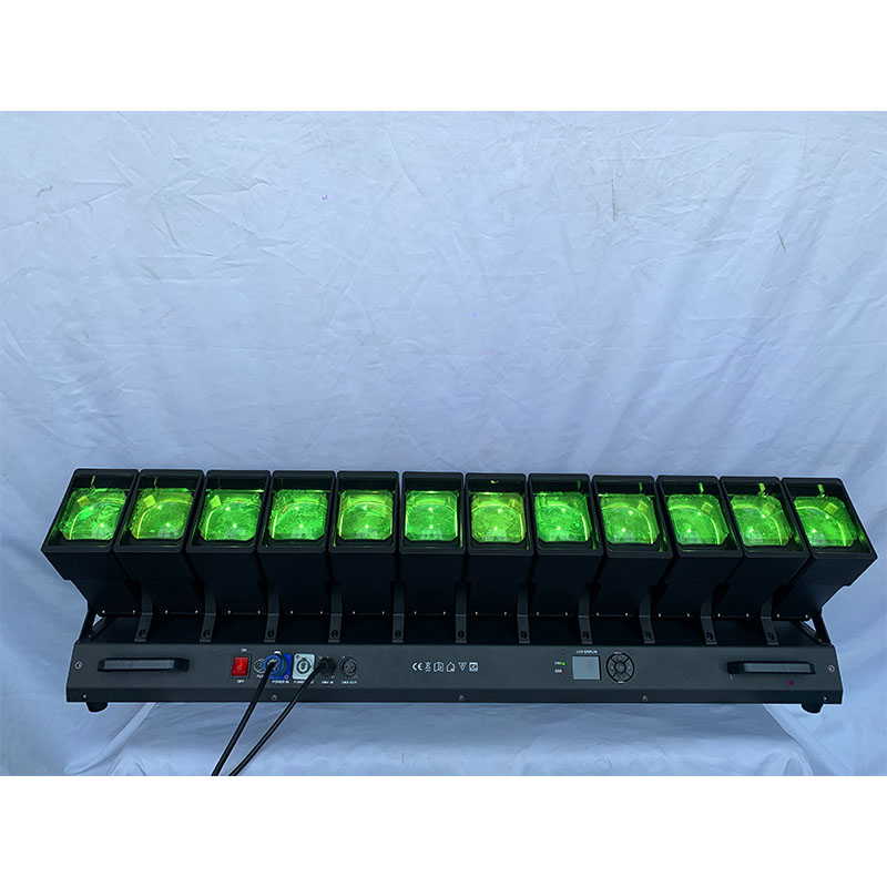 12*60W 4in1 RGBW focusing and moving head light Matrix Beam Lamp Point Control Thousand Hand Guanyin LED full-color stage light