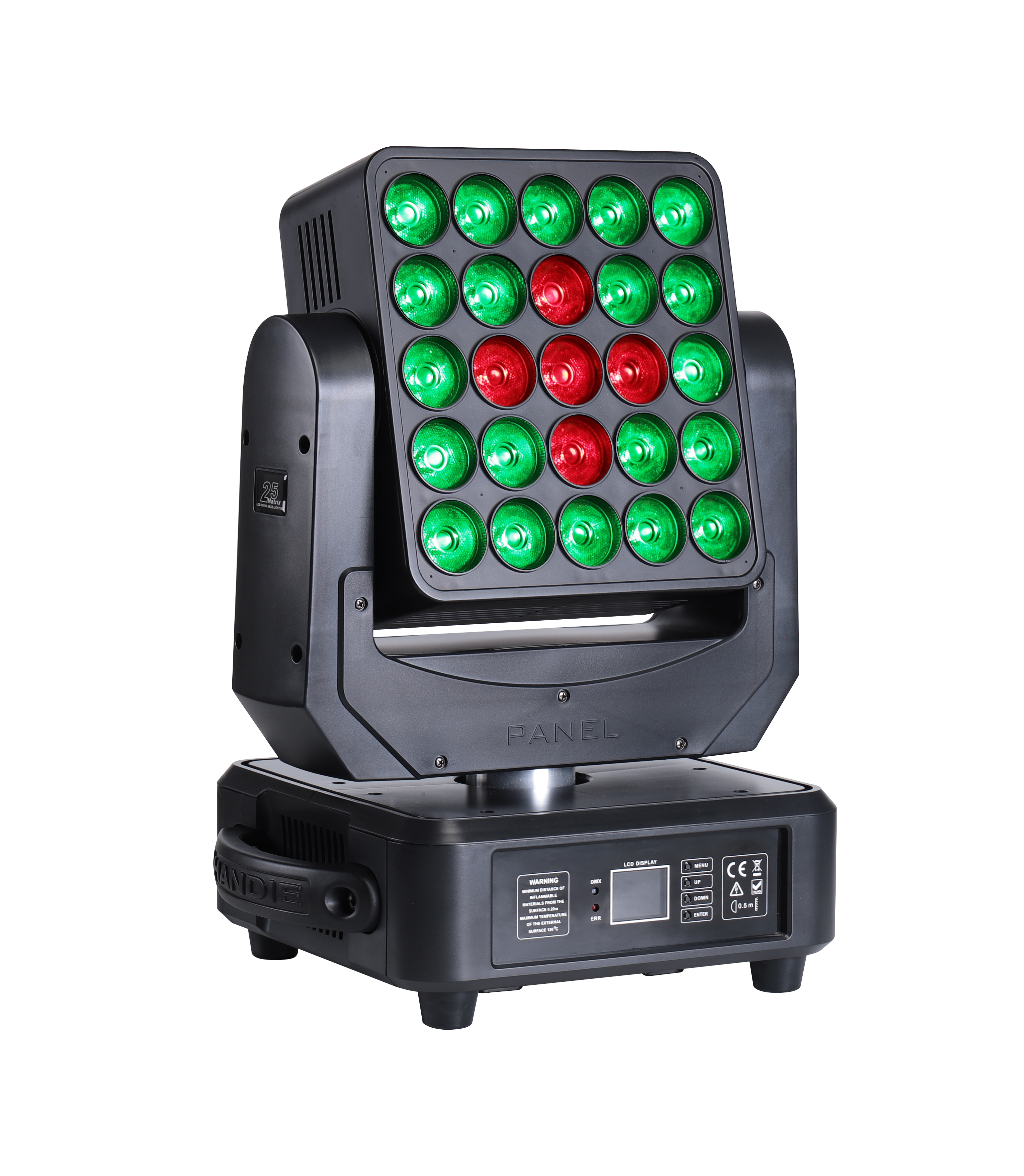 25x12w Led RGBW Beam Lights Stage Moving Matrix Light Dmx Projector For Dj Disco Party Event