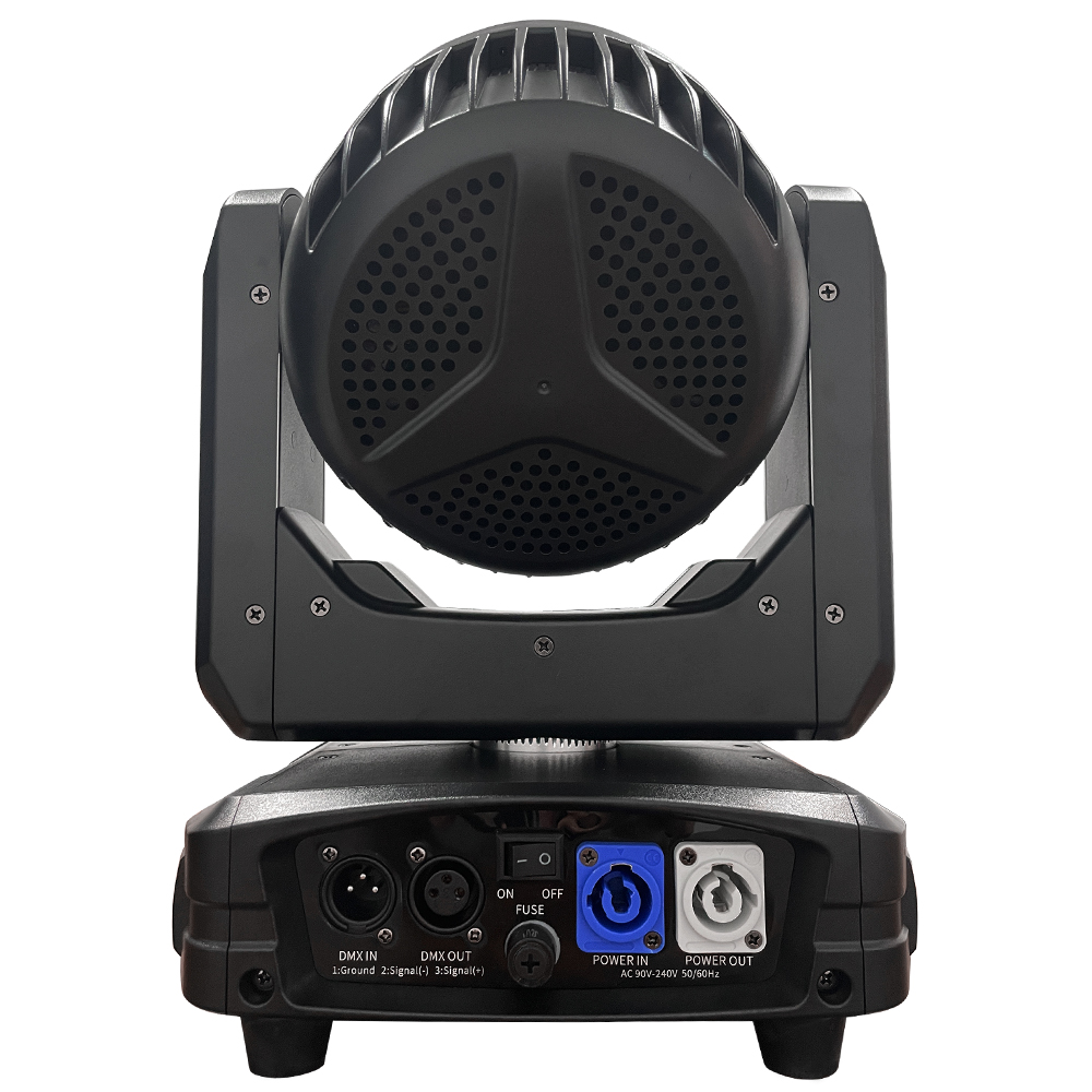 Factory supply LED 7*40W bee eye zoom moving head light with backgrounp light dmx stage lighting