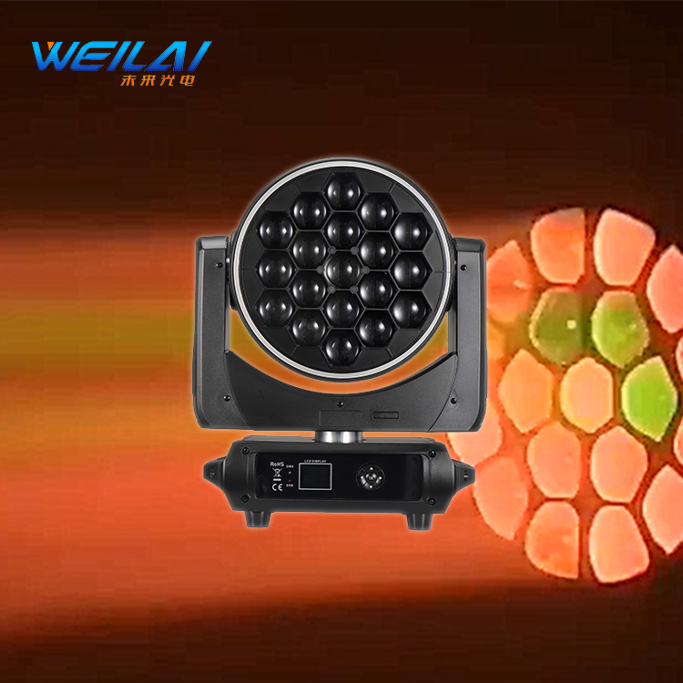 Wholesale price party lighting 19*40w RGBW led moving head focus wash dmx dj lighting for wedding show