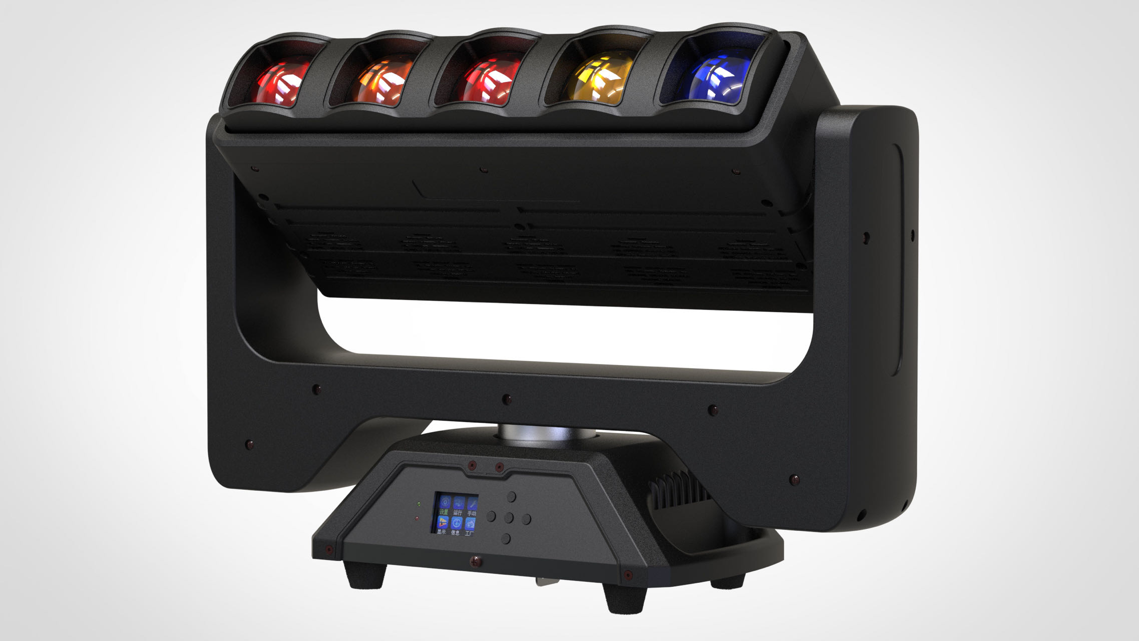 New styles 5*60W LED full color infinite dual color blade focusing moving head matrix light matrix light