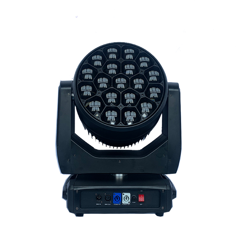 Factory supply High power 19 *60W LED bee eye light full-color RGBW dyeing light Zoom infinitely moving head light