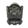 7X40W 4 in 1rgbw led bee eye zoom moving head light point control mini led stage wash light