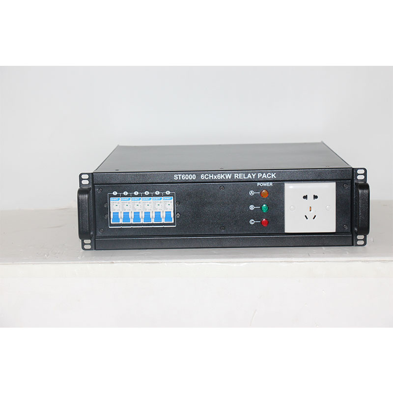 Chinese supply 6-way 6KW power supply through box portable power distribution box for stage power box stage light