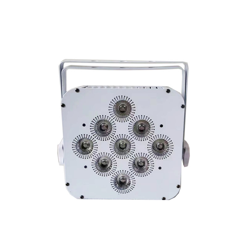 Made in China 9 * 18W 6-in-1 rgbwy+uv battery par light LED wireless par can wash light dmx control