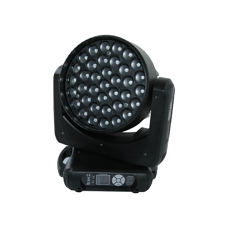 OEM High Quality Professional 37*15W Led Rgbw 4 In 1 Zoom Wash Moving Head Beam Disco Stage Lighting With Circle Party Lighting For Night Club Party Show