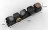 High Brightness 5*120W LED RGBW 4 in 1 Matrix Beam Bar Dmx Stage Lighting for Ktv Bar 