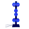 Professional Dj Equipment 6*60W LED Rgbw Pixel Rotation Retro Dmx Stage Lighting for Wedding Show Night Club 