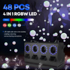 Wholesale price 48 * 3W LED smoke bubble machine Portable stage equipment Full color RGBW bubble machine