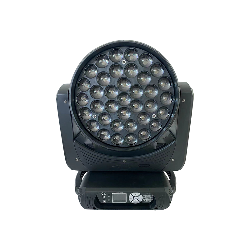 OEM High Quality Professional 37*15W Led Rgbw 4 In 1 Zoom Wash Moving Head Beam Disco Stage Lighting With Circle Party Lighting For Night Club Party Show