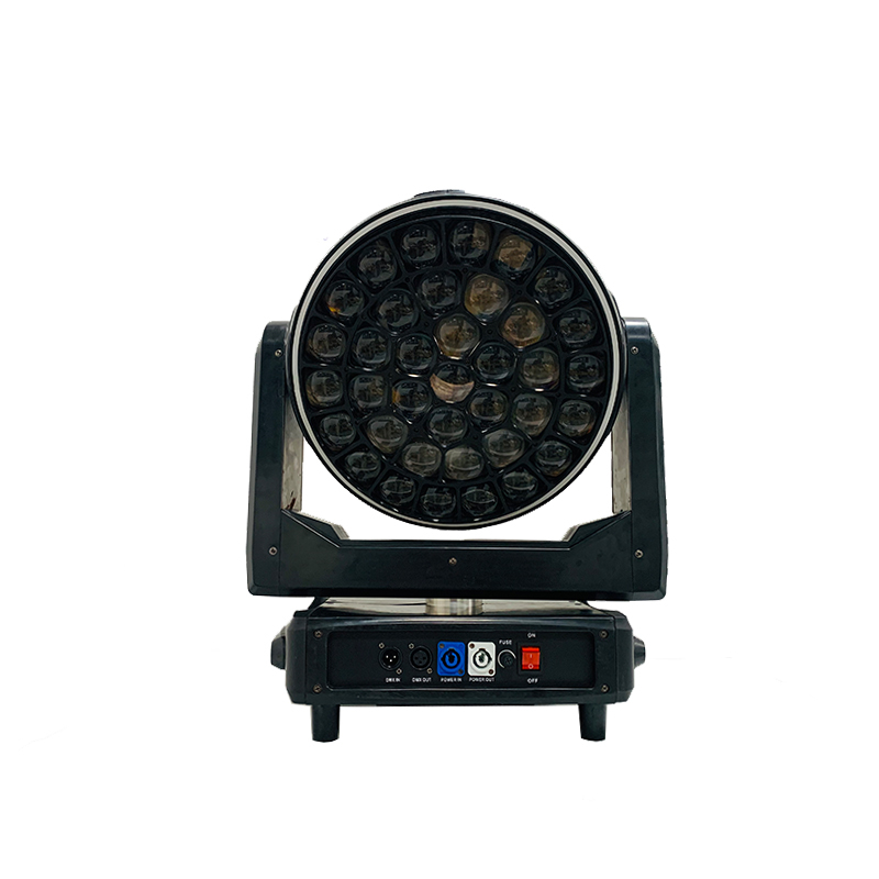 Cheap high power 37*40W bee eye moving head light Focusing dyeing light with aperture LED full-color RGBW stage lights