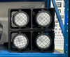 IP65 4*100W LED Double Color 5 in 1 RGBWA Waterproof Blinder Disco Stage Lighting for Outdoor Wedding Show 