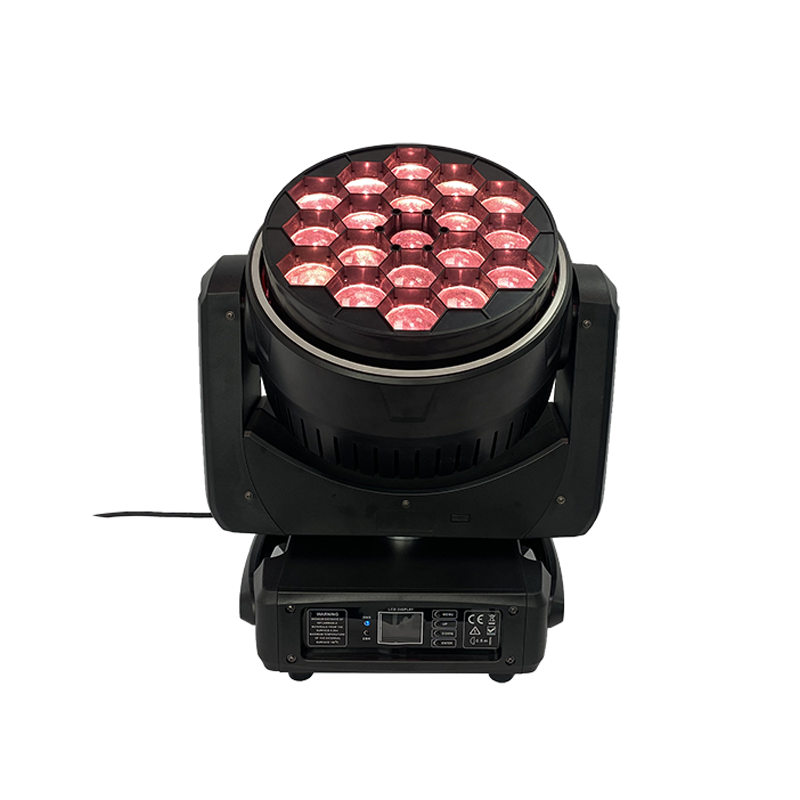 Disco DJ Projector19X40W RGBW K20 Led Big Bee Eye Zoom Moving Head Wash Light With Outside Ring Disco Club Bar Event