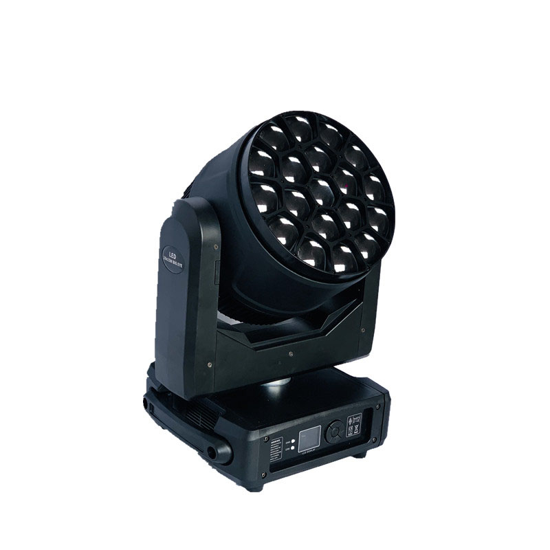 New style 19*15W LED full-color moving bee eye light wall washer beam light Mini stage light