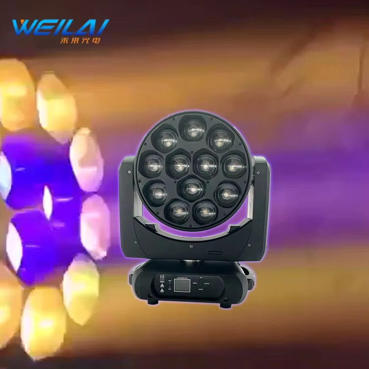 Direct selling four-in-one dyeing light 12*40W beam moving head light shaking head beam lamp stage light effect