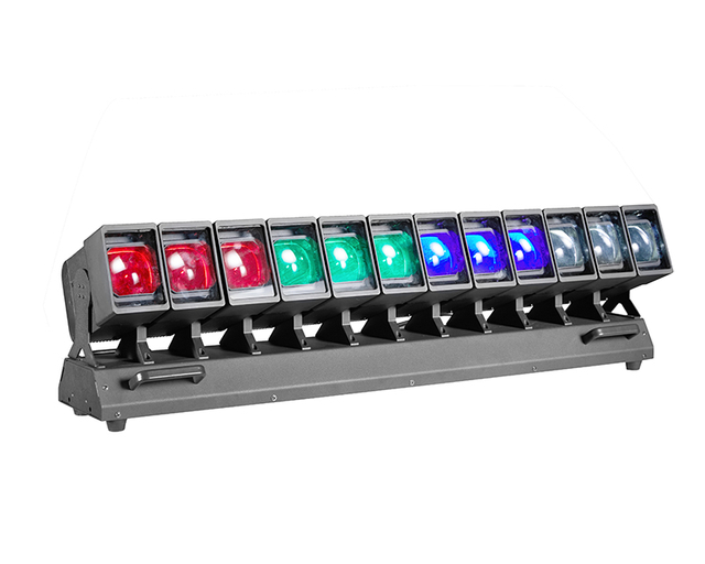 New arrive 12*60W LED full-color light 4-in-1 point control led moving head matrix beam bar light for night club wedding show 