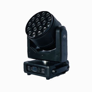 19 * 30W LED full-color moving bee eye light Dyeing beam light Mini zoom dance table light