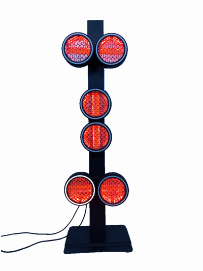 Professional Dj Equipment 6*60W LED Rgbw Pixel Rotation Retro Dmx Stage Lighting for Wedding Show Night Club 