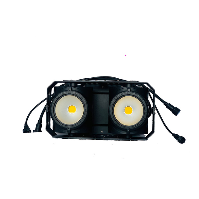 Quality Assurance 2-eye 100W audience lights Warm white dual color outdoor surface light LED Cob waterproof light
