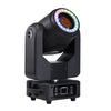 Factory supply 150W LED mini moving head spot light with led backgrounp light dmx stage lighting