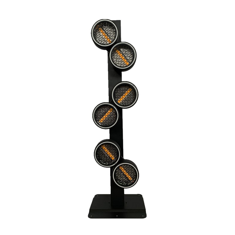Professional Dj Equipment 6*60W LED Rgbw Pixel Rotation Retro Dmx Stage Lighting for Wedding Show Night Club 