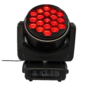 led rotaion lens 19*40W Big Bee Eye Zoom Moving Head Light Dmx Stage Lighting with outside ring dj lighting effect 